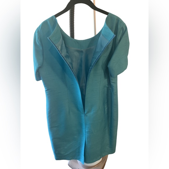 S9-Custom Raw Silk Paris made Dress - Picture 2 of 3